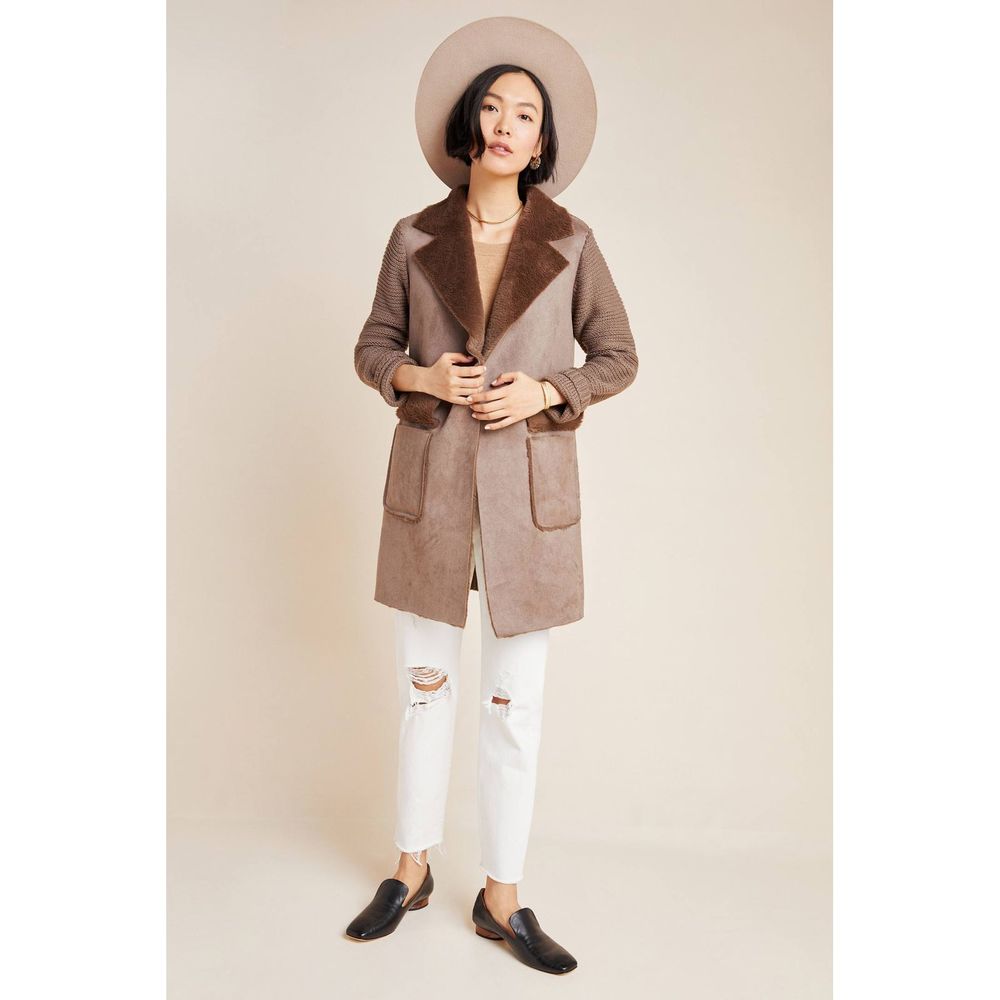 New Anthropologie Piper Sweater Coat SMALL